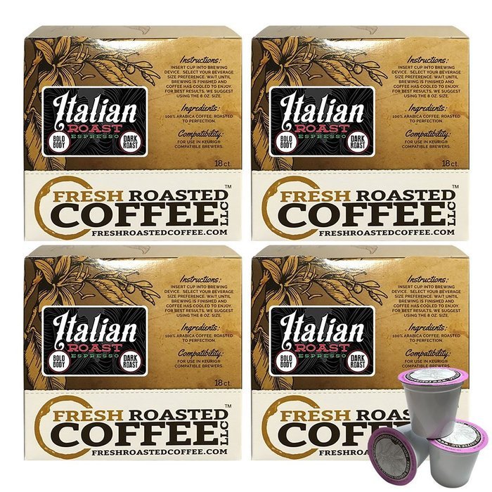 Dark Roast Variety Pack Single-Serve Cups, 72 ct. of Single Serve Capsules for Keurig K-Cup Brewers, Fresh Roasted... N138