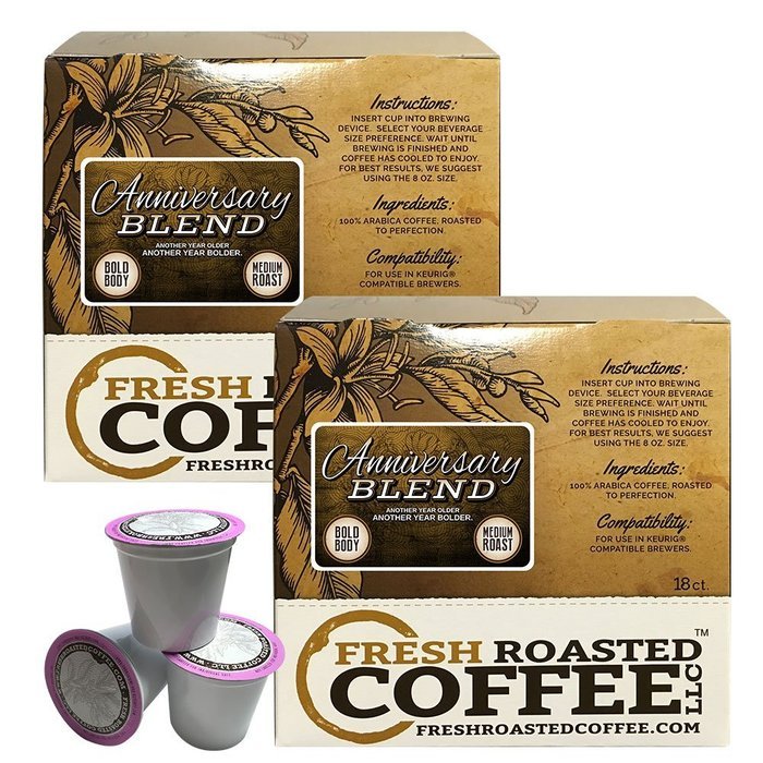 Dark Roast Variety Pack Single-Serve Cups, 72 ct. of Single Serve Capsules for Keurig K-Cup Brewers, Fresh Roasted... N145
