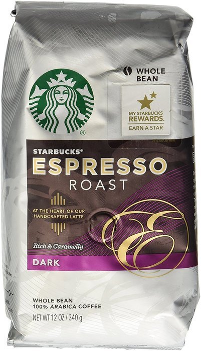 Starbucks Espresso Roast, Whole Bean-12 oz