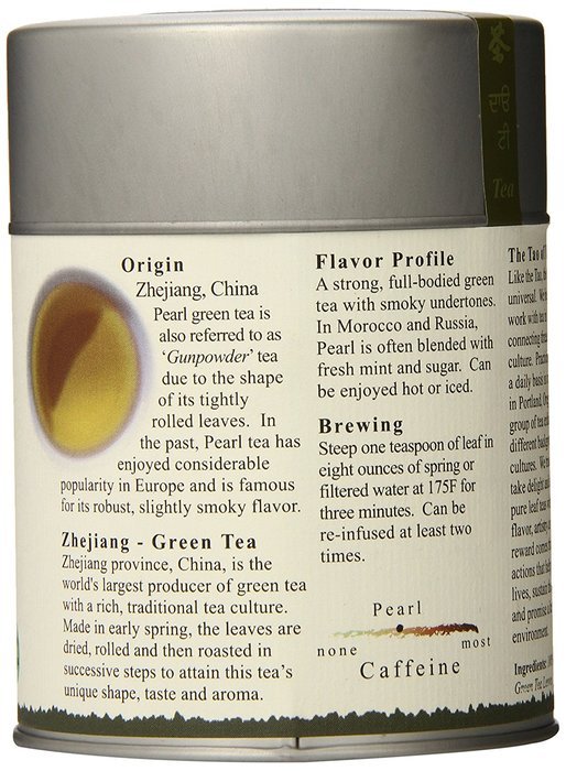 The Tao of Tea, Pearl Green Tea, Loose Leaf, 4.0 Ounce Tin N2