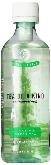 Tea of a Kind Green Tea, Citrus Mint, 16 Ounce (Pack of 12)