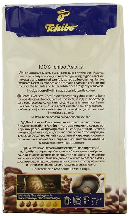 Tchibo Decaf Coffee, Exclusive, 8.8-Ounce N3