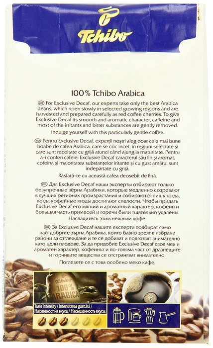 Tchibo Decaf Coffee, Exclusive, 8.8-Ounce N6