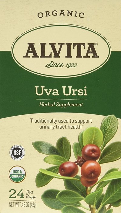 Alvita Organic Uva Ursi Tea Bags, 1.48 Ounce