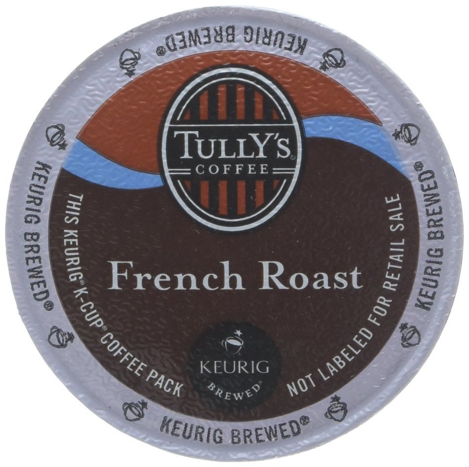Tully's Keurig French Roast Extra Bold Coffee for K-Cup Brewing Systems, Pack of 24 N2