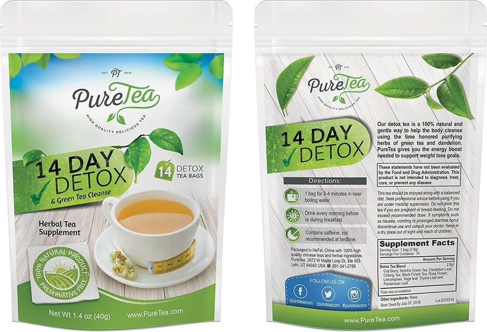 Detox Tea - Weight Loss Tea, Skinny Tea, Diet Tea, Body Cleanse, Suppress Appetite, Detox For Women, Best Way... N13
