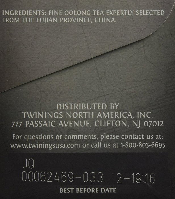 Twinings Origins China Oolong Tea, 20 Count N2