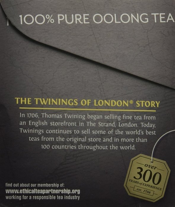 Twinings Origins China Oolong Tea, 20 Count N5