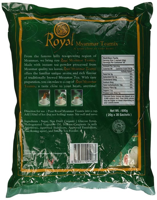 Royal Myanmar Tea Mix (30 Packets) N2