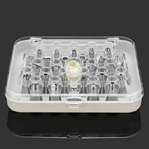 26Pcs Fondant Cake Piping Icing Nozzle Tips Set Sugarcraft Decorating N7