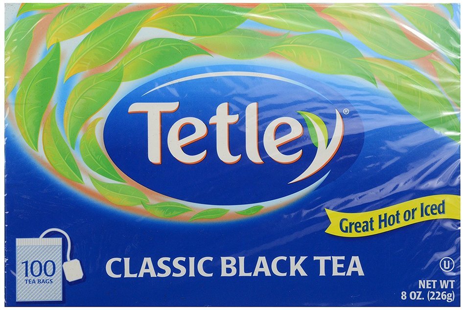 Tetley Black Tea Bags, Classic Blend, 100 ct