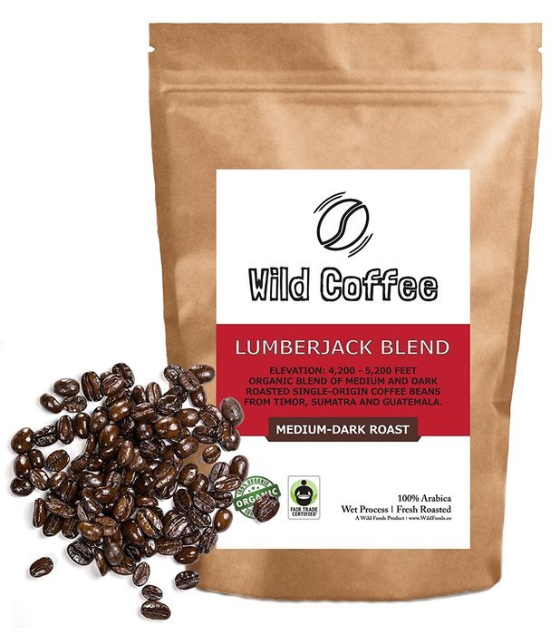 Wild Coffee, Whole Bean Organic Coffee, Fair Trade, Single-Origin, 100% Arabica, Austin Fresh Roasted (Peru Light... N15