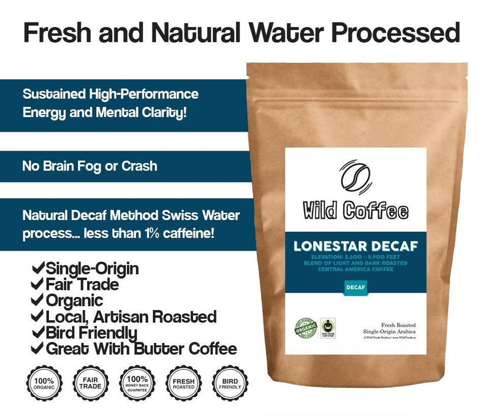 Wild Coffee, Whole Bean Organic Coffee, Fair Trade, Single-Origin, 100% Arabica, Austin Fresh Roasted (Peru Light... N20