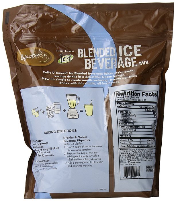 Jet Blended Ice Coffee, Vanilla Bean, 3 Pound N2