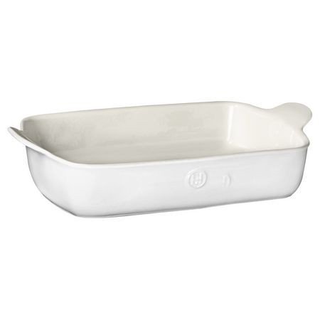 Emile Henry 13 x 9 Large Ceramic Baking Dish - Sugar White (239626)