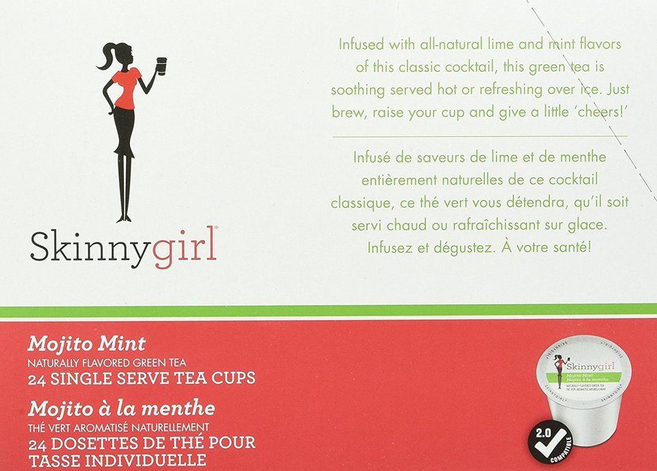 Skinnygirl Green Tea, Mojito Mint, 24 Count N4