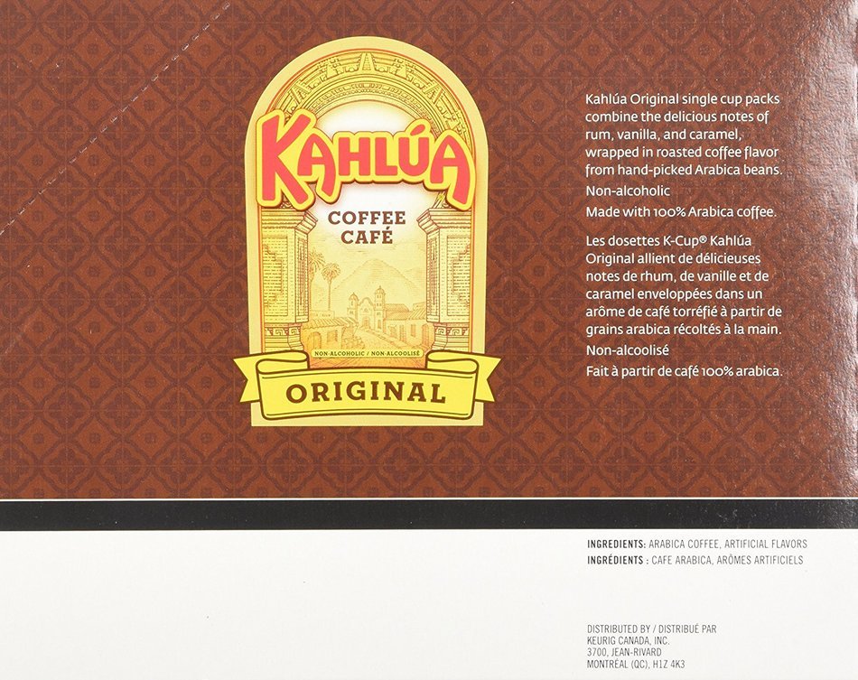 Timothy's Kahlua Original Keurig K-Cups, 24 Count N3