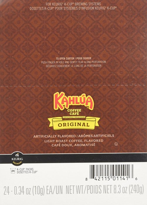 Timothy's Kahlua Original Keurig K-Cups, 24 Count N6