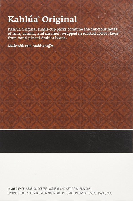 Timothy's Kahlua Original Keurig K-Cups, 24 Count N13