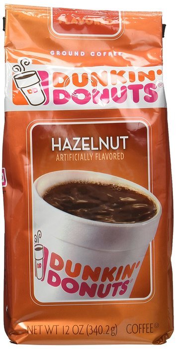 Dunkin' Donuts Hazelnut Ground Coffee, 12 oz