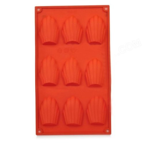 High Temperature Resistant Shell Silicone 9-Cup Cake Mold