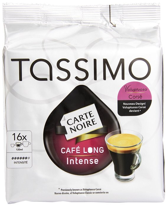 Tassimo Carte Noir Voluptuoso Corse, 16-Count T-Discs for Tassimo Brewers N5