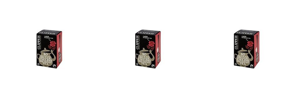Clipper Organic Fairtrade English Breakfast Tea Bags (40) N3