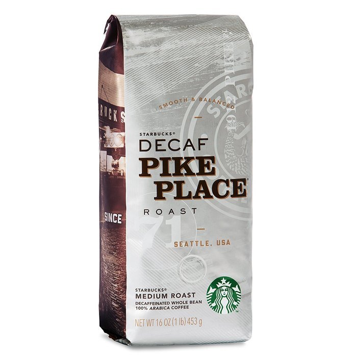Starbucks Decaf Pike Place&reg; Roast Whole Bean Coffee (1lb)