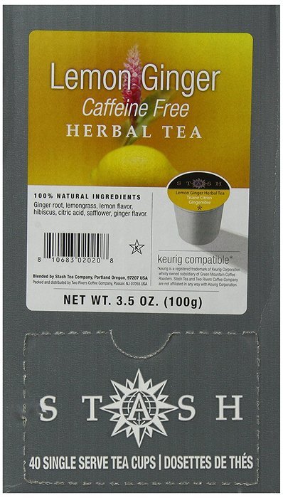 Stash Tea Mango Passionfruit Single-Cup Tea for Keurig K-Cup Brewers, 24 Count N21