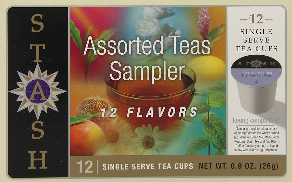 Stash Tea Mango Passionfruit Single-Cup Tea for Keurig K-Cup Brewers, 24 Count N25