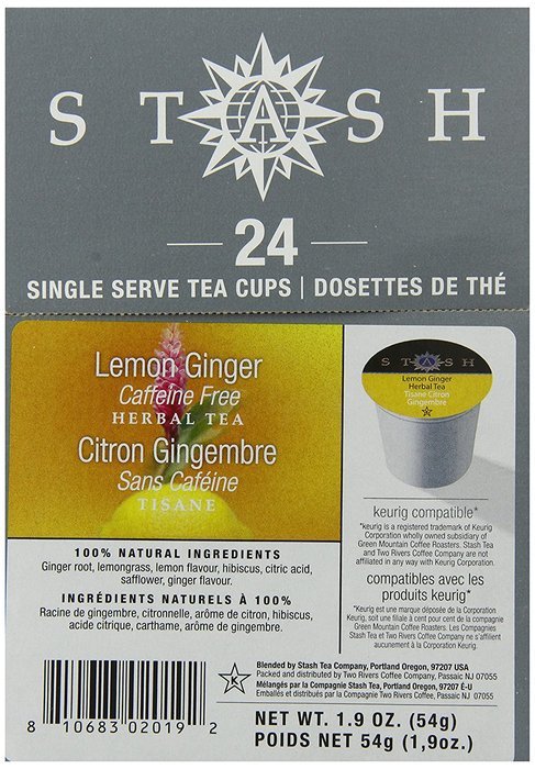 Stash Tea Mango Passionfruit Single-Cup Tea for Keurig K-Cup Brewers, 24 Count N32