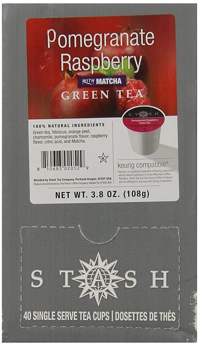 Stash Tea Mango Passionfruit Single-Cup Tea for Keurig K-Cup Brewers, 24 Count N35