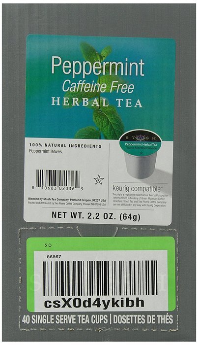 Stash Tea Mango Passionfruit Single-Cup Tea for Keurig K-Cup Brewers, 24 Count N106