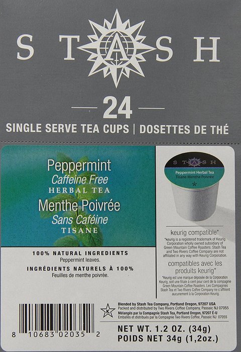 Stash Tea Mango Passionfruit Single-Cup Tea for Keurig K-Cup Brewers, 24 Count N121