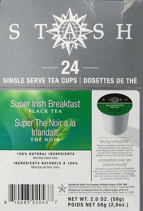 Stash Tea Mango Passionfruit Single-Cup Tea for Keurig K-Cup Brewers, 24 Count N122