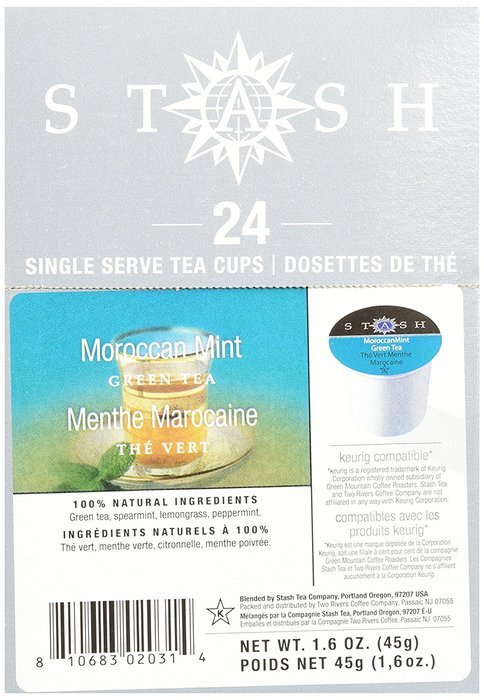 Stash Tea Mango Passionfruit Single-Cup Tea for Keurig K-Cup Brewers, 24 Count N141