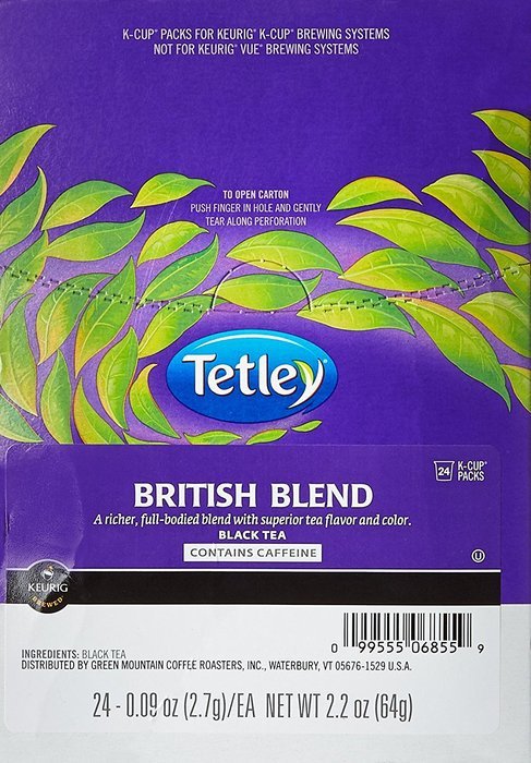 Tetley Tea British Blend Kcups 24ct N5