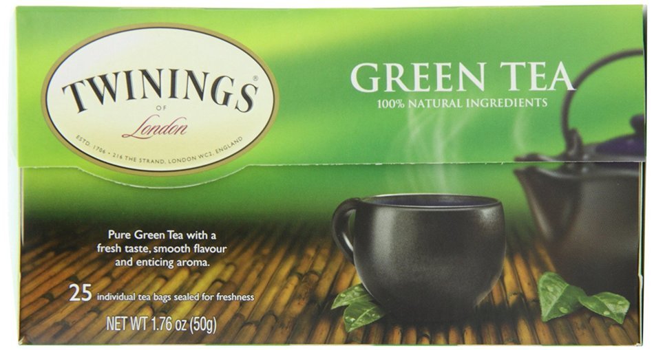 Twinings Green Tea with Jasmine, 25 Count N39