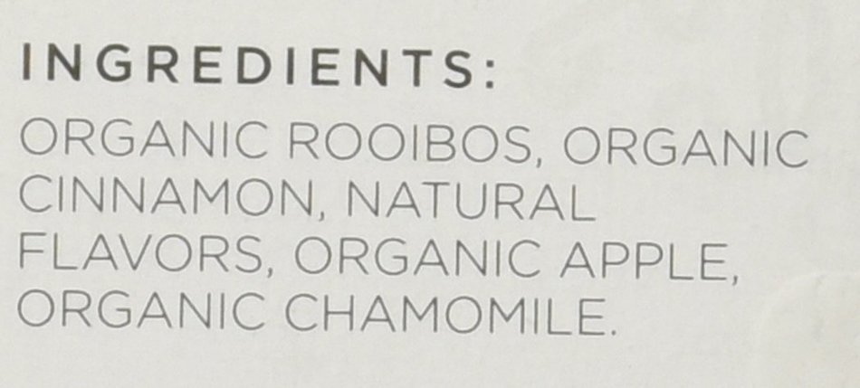 Tazo Organic Cinnamon Apple Rooibos Herbal Tea N3