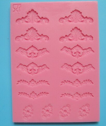 HSE New Arrival many kinds of flower shape 3D silicone cake fondant mold, cake decoration tools, soap, candle...