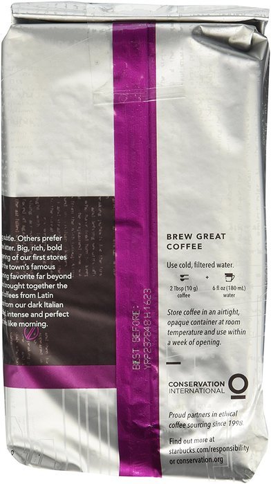 Starbucks Coffee Morning Joe, GROUND, 12 oz (Pack of 3) N2