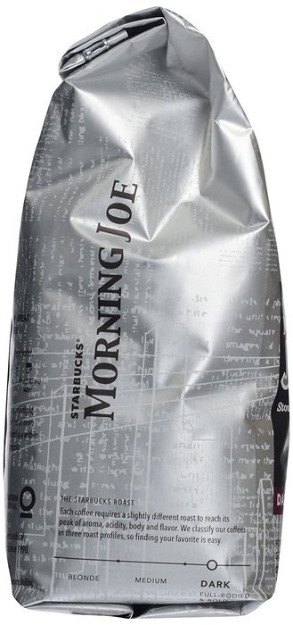 Starbucks Coffee Morning Joe, GROUND, 12 oz (Pack of 3) N6