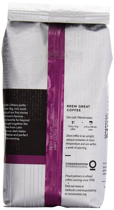 Starbucks Coffee Morning Joe, GROUND, 12 oz (Pack of 3) N9