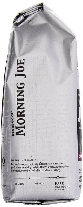 Starbucks Coffee Morning Joe, GROUND, 12 oz (Pack of 3) N10