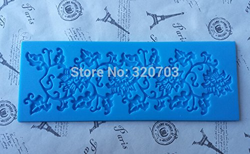 New Arrive, New Flowers Shape Silicone Lace Mold for Fondant Cake Decorating, Bakeware. Kitchen Tools N3