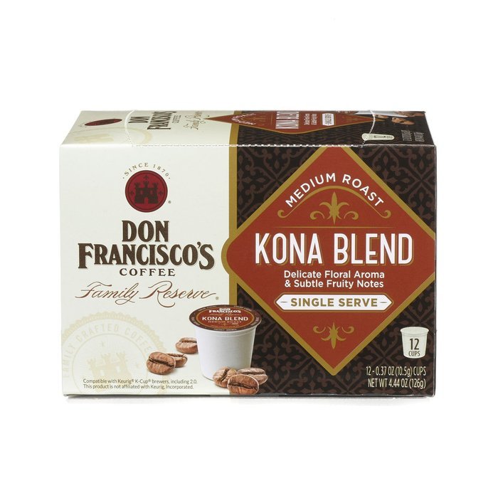 Don Francisco's Coffee Family Reserve Single Serve Coffee, Vanilla Nut, 12 Count (Packaging May Vary) N10