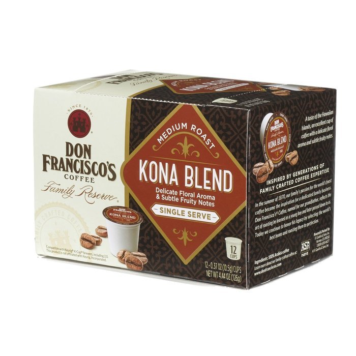 Don Francisco's Coffee Family Reserve Single Serve Coffee, Vanilla Nut, 12 Count (Packaging May Vary) N11