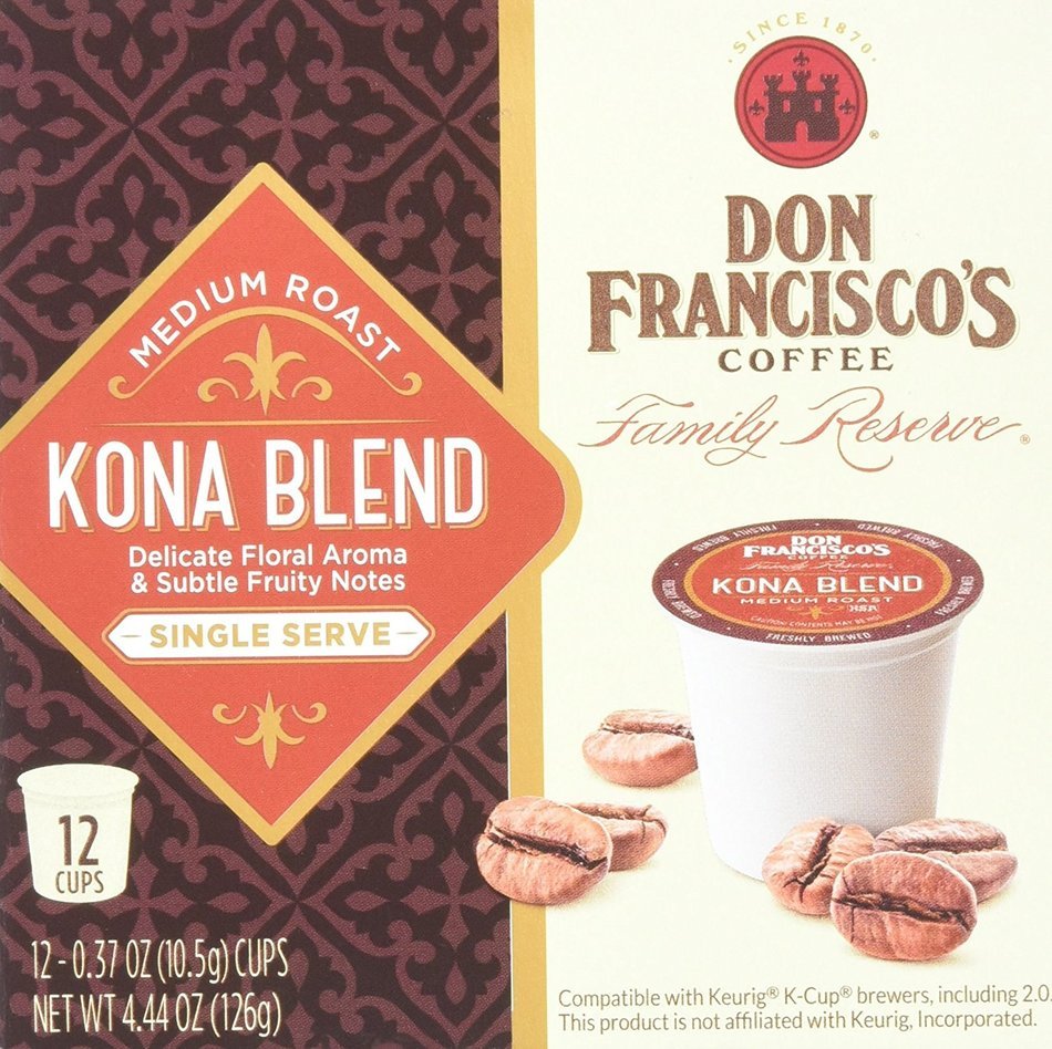 Don Francisco's Coffee Family Reserve Single Serve Coffee, Vanilla Nut, 12 Count (Packaging May Vary) N15