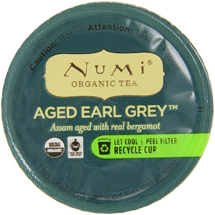 NUMI Organic Tea Capsules, Aged Earl Grey, 16 Count