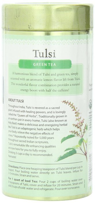 Organic India Tulsi Green Tea, 3.5 oz N2